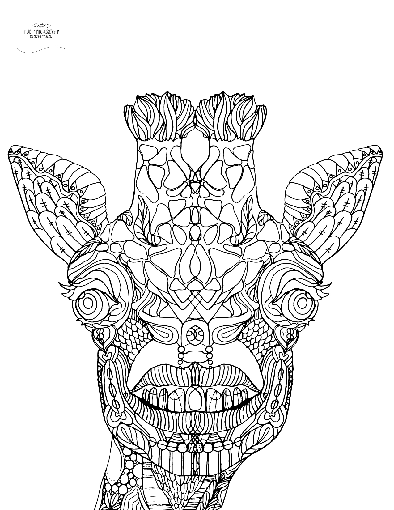 10 Toothy Adult Coloring Pages  Printable Off the Cusp